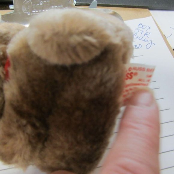 set of 5 plush christmas DECORATIONS, TY, RUSS, HANDMADE - Picture 10 of 10